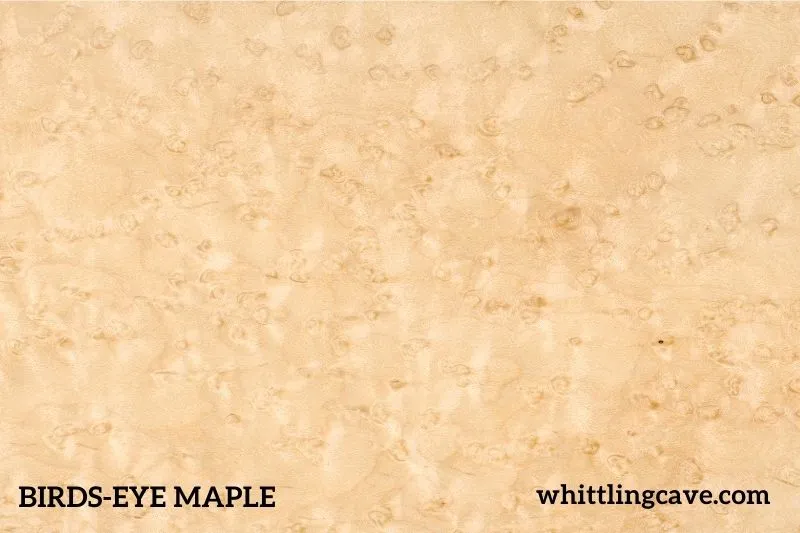 carving birdseye maple
