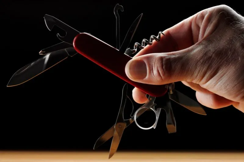 can you whittle with a swiss army knife